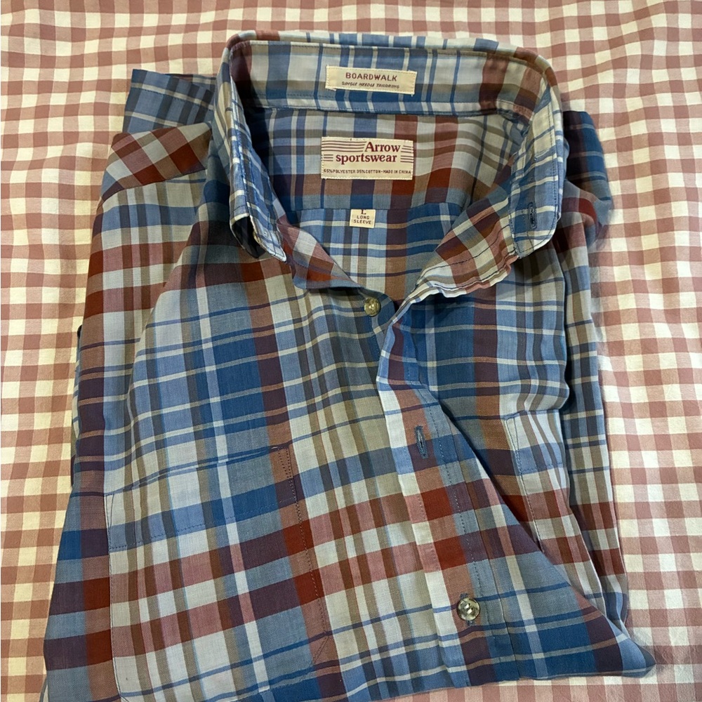 Arrow Sportswear Long Sleeve Button Down Shirt